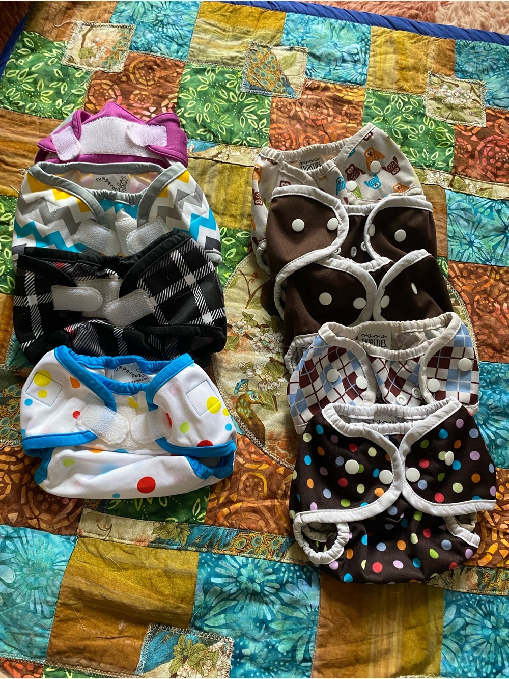 Cloth diaper covers